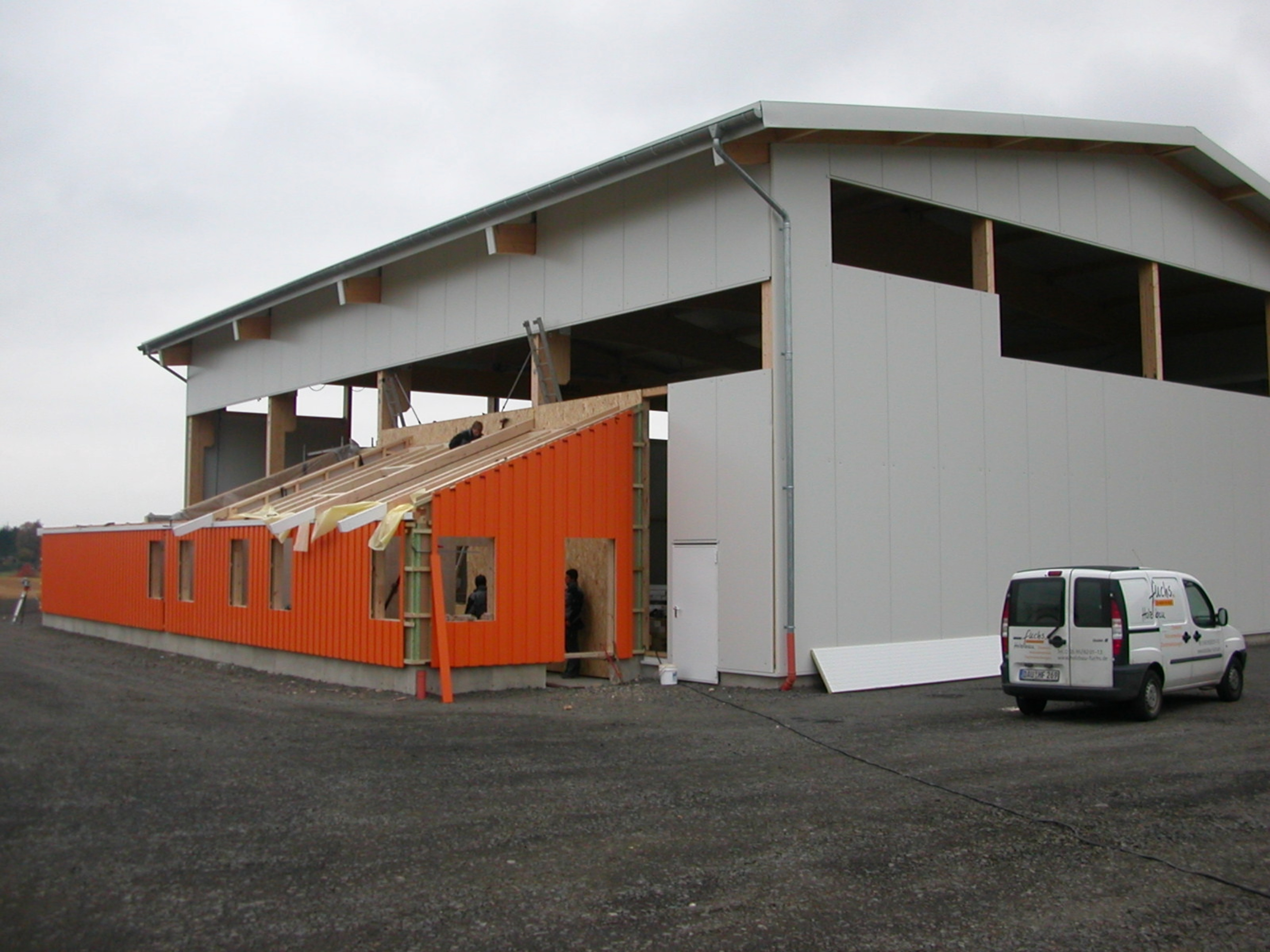 Anbau Büros + Aufenthaltsraum