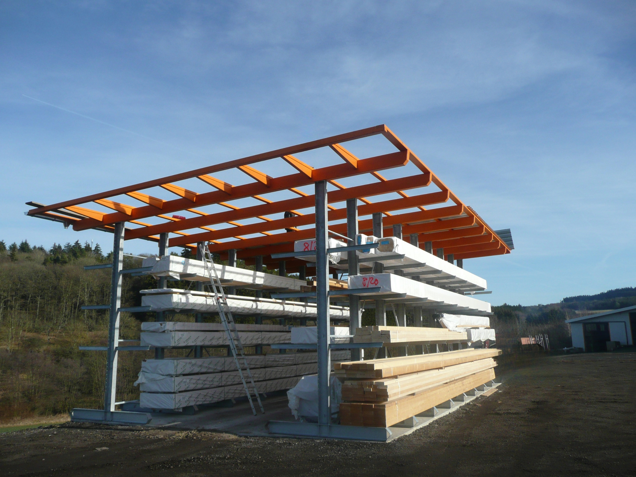 Bau Kragregalanlage 2012